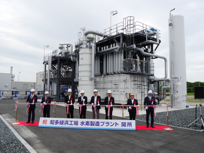 水素製造プラント運開　モビリティ、熱分野へ供給　東邦ガス